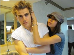 nina dobrev dan paul wesley