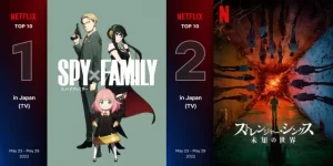 Stranger Things Gagal Kalahkan Spy X Family di Netflix Jepang 
