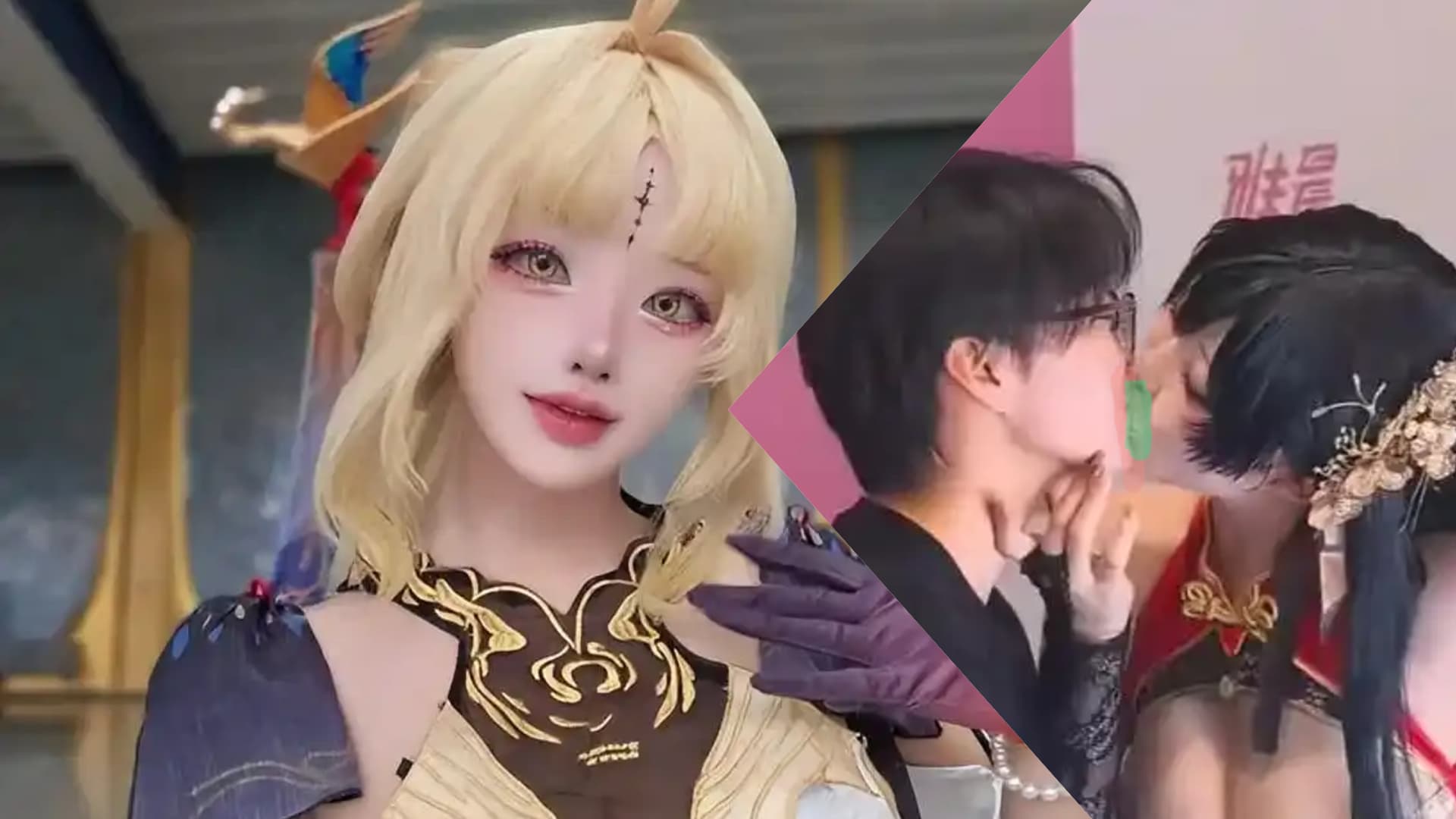 Korean Coser Yasal Goes Viral After Kissing a Fan at Anime Event in China Korean Coser Yasal Goes Viral After Kissing a Fan at Anime Event in China